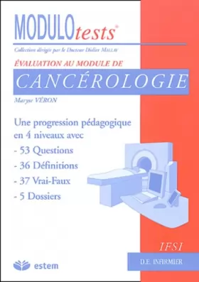 Couverture du produit · Cancérologie - Modulotests - Evaluation