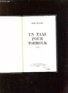 Couverture du produit · Un taxi pour tobrouk