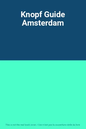 Couverture du produit · Knopf Guide Amsterdam
