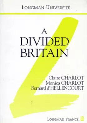 Couverture du produit · A divided Britain