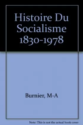 Couverture du produit · Histoire du socialisme