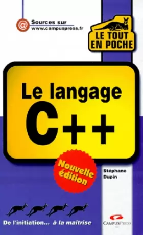 Couverture du produit · Le langage C++ - Nouvelle édition