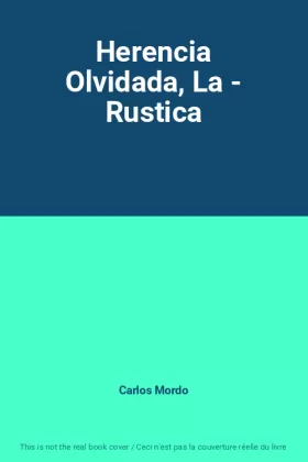 Couverture du produit · Herencia Olvidada, La - Rustica