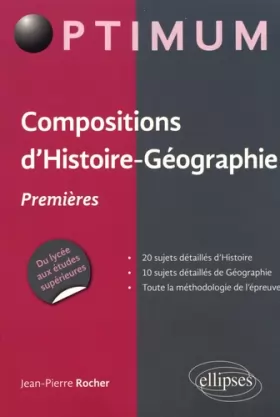 Couverture du produit · Compositions d'Histoire Géographie - Premières