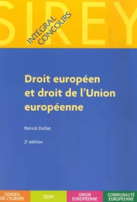 Couverture du produit · Droit européen et droit de l'Union européenne