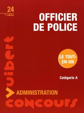 Couverture du produit · Concours Officier de police - Catégorie A - Tout-en-un