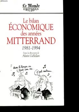Couverture du produit · Le bilan économique des années Mitterrand : 1981-1994