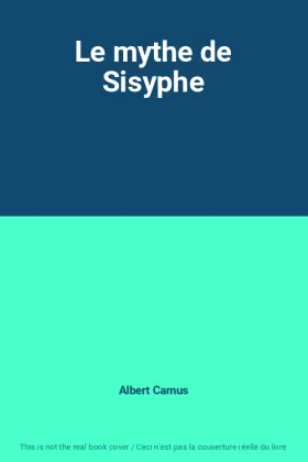 Couverture du produit · Le mythe de Sisyphe