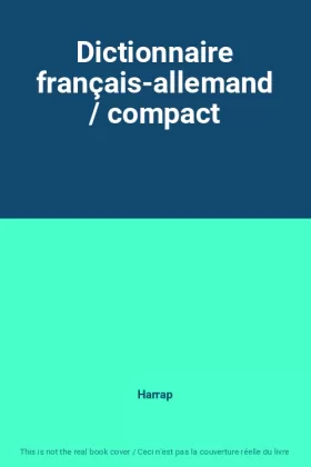 Couverture du produit · Dictionnaire français-allemand / compact
