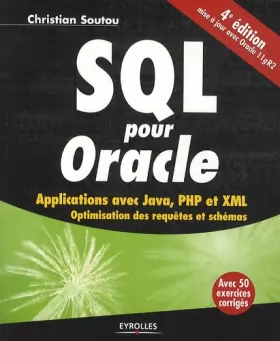 Couverture du produit · SQL pour Oracle