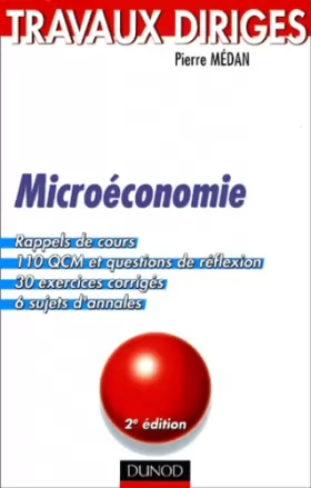 Couverture du produit · TD de microéconomie