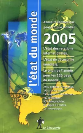 Couverture du produit · L'Etat du monde : Annuaire économique géopolitique mondial