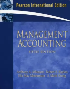 Couverture du produit · Management Accounting: International Edition