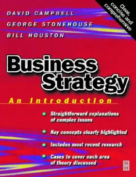 Couverture du produit · Business Strategy: An Introduction