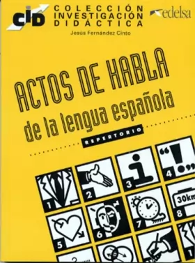 Couverture du produit · Actos de habla de la lengua espanola livre
