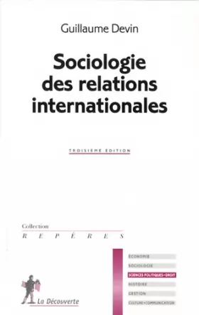 Couverture du produit · Sociologie des relations internationales