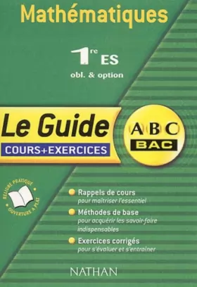 Couverture du produit · ABC du Bac : Maths ES, cours et exercices