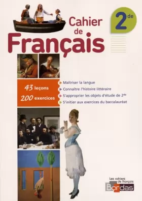 Couverture du produit · Français 2de * Cahier d'exercices (éd. 2015)