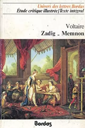 Couverture du produit · Voltaire zadig memnon279 092193