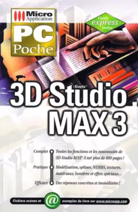 Couverture du produit · 3D Studio MAX 3 : Kinetix