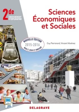 Couverture du produit · Sciences économiques et sociales 2de : Livre de l'élève