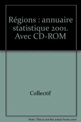 Couverture du produit · Régions : annuaire statistique 2001. Avec CD-ROM