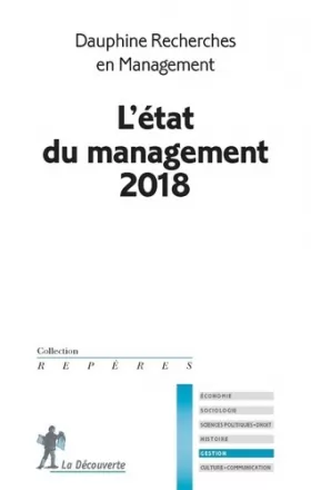 Couverture du produit · L'état du management 2018