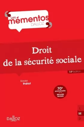 Couverture du produit · Droit de la sécurité sociale - 14e ed.