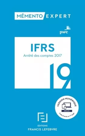 Couverture du produit · IFRS: Arrêtés des comptes 2018