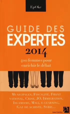 Couverture du produit · Guide des Expertes 2014