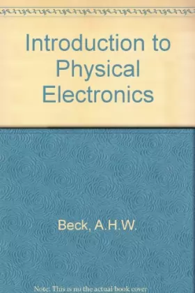 Couverture du produit · Introduction to Physical Electronics