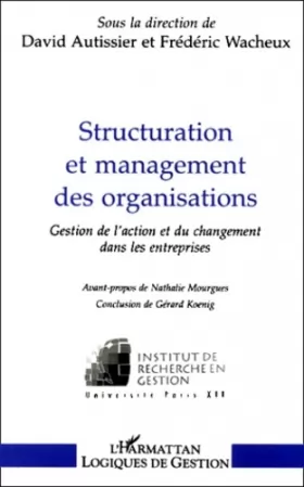 Couverture du produit · Structuration et management des organisations. gestion de l'action et du ch