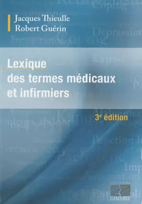Couverture du produit · Lexique des termes médicaux et infirmiers