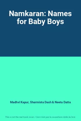 Couverture du produit · Namkaran: Names for Baby Boys