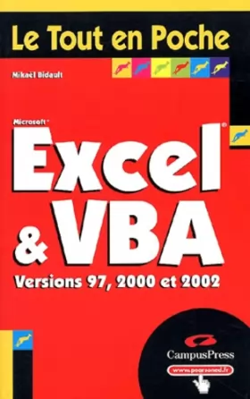 Couverture du produit · Excel et VBA