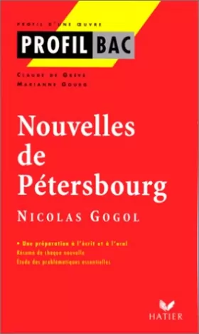 Couverture du produit · Profil d'une oeuvre : Nouvelles de Pétersbourg, Nicolas Gogol