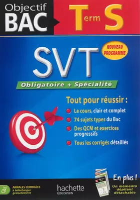 Couverture du produit · Objectif Bac - SVT Terminale S