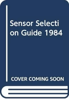 Couverture du produit · Sensor Selection Guide 1984