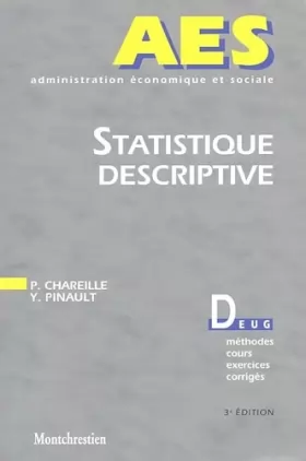 Couverture du produit · Statistique descriptive. AES. 3ème édition