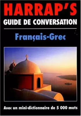 Couverture du produit · Harrap's guide de conversation français-grec