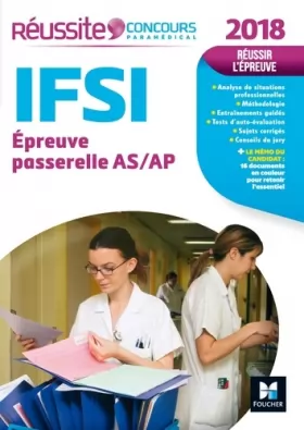 Couverture du produit · Réussite Concours IFSI Passerelle AS/AP - Examen 2018 N°18