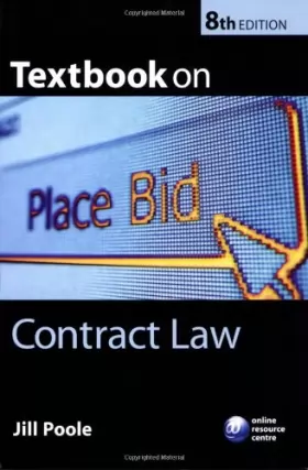 Couverture du produit · Textbook on Contract Law