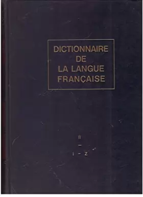 Couverture du produit · dictionnaire de la langue francaise I-Z girodet