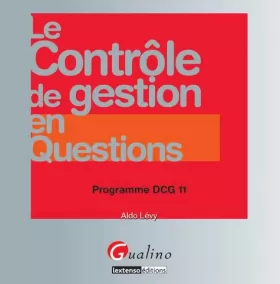 Couverture du produit · DCG 11- Le contrôle de gestion en questions