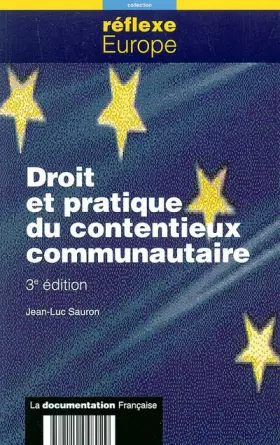 Couverture du produit · Droit et pratique du contentieux communautaire