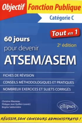 Couverture du produit · 60 JOURS POUR DEVENIR ATSEM/ASEM - 2E ÉDITION