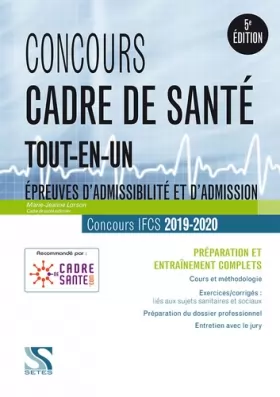 Couverture du produit · Concours cadre de santé 2019-2020 Tout-en-un