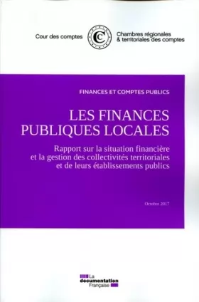 Couverture du produit · Finances publiques locales - Rapport sur la situation financière