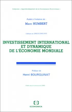 Couverture du produit · Investissement international et dynamique de l'économie mondiale