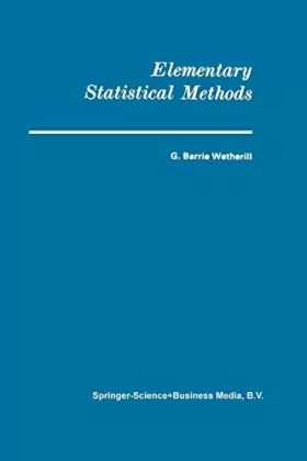 Couverture du produit · Elementary Statistical Methods